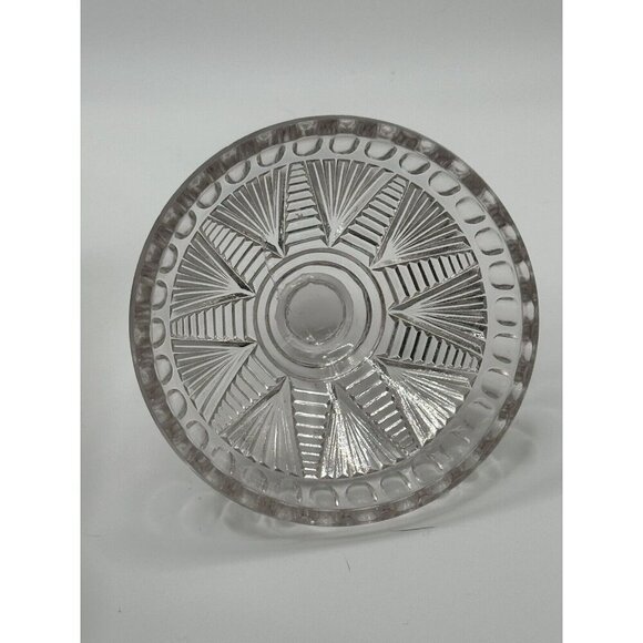 Antique EAPG 1897 McKee Adonis/Washboard/Pleat & Tuck Covered Sugar Bowl - Picture 7 of 16